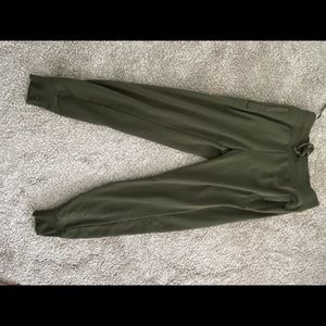NWT army green joggers